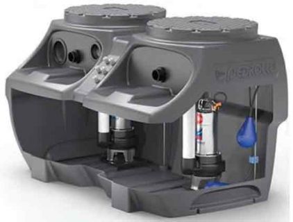 Станция накопления и подъёма сточных вод Pedrollo SAR 550-Dm 20 в Перми 